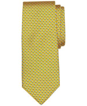 Brooks Brothers Men's Micro-sailboat Pattern Classic Tie
