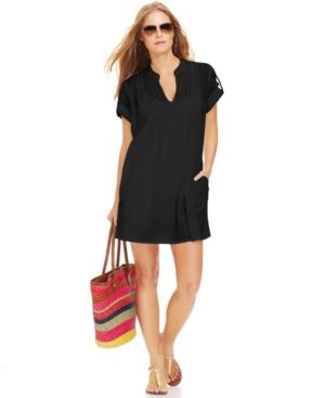 Lauren Ralph Lauren Short-sleeve Cotton Cover-up
