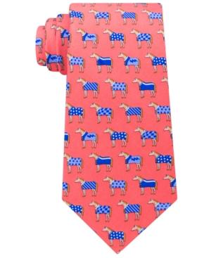 Tommy Hilfiger Men's Derby Horse Silk Tie