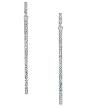 Inc International Concepts Pave Stick Linear Drop Earrings, Created For Macy's