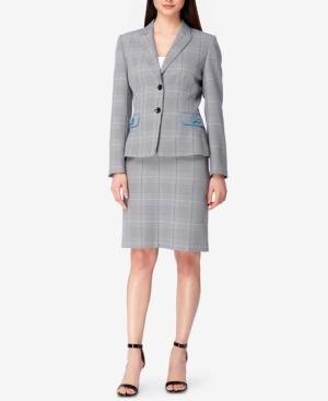 Tahari Asl Bow-trim Skirt Suit