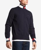 Tommy Hilfiger Men's Complex Front-zip Sweater