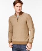 Cutter & Buck Steelhead Heather Quarter-zip Sweater