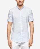 Calvin Klein Men's Checked Short-sleeve Shirt