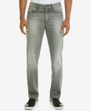 Kenneth Cole Reaction Men's Slim-fit Gray Wash Stretch Jeans