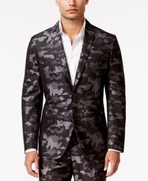 Inc International Concepts Men's Slim-fit Pixelated Camouflage Suit Jacket, Only At Macy's