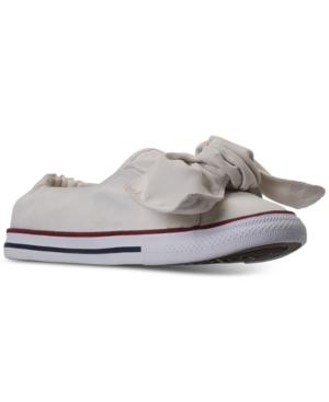 Converse Women's Peached Canvas Knot Casual Sneakers From Finish Line