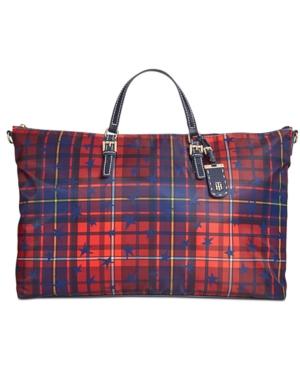 Tommy Hilfiger Julia Star Plaid Extra-large Weekender