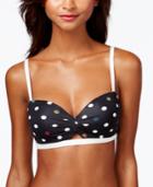 Coco Rave Dot-print Push-up Bikini Top Women's Swimsuit