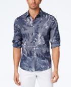 Inc International Concepts Men's Foliage Print Shirt, Only At Macy's