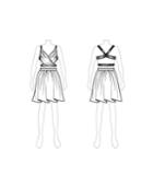 Customize: Switch To Mini Skirt - Fame And Partners Halter Mini Dress