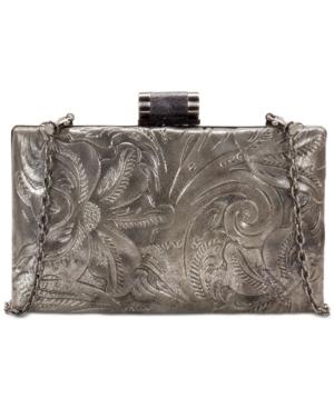 Patricia Nash Glitter Metallic Alora Frame Medium Clutch