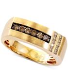 Effy Men's Brown Diamond Ring (1/3 Ct. T.w.) In 14k Gold