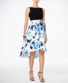 Sl Fashions Floral-print High-low Dress