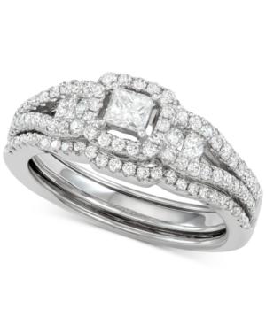 Diamond & Enhancer Bridal Set (1 Ct. T.w.) In 14k White Gold