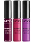 Nyx Professional Makeup 3-pc. Intense Butter Gloss Set
