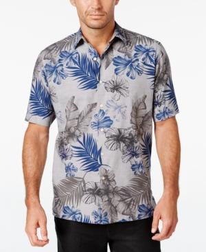 Tasso Elba Men's Floral Short-sleeve Shirt, Only At Macy's