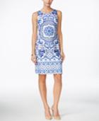 Charter Club Medallion-print Shift Dress, Only At Macy's