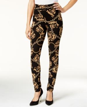 Thalia Sodi Chain-print Leggings, Only At Macy's