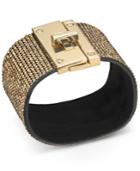 Thalia Sodi Gold-tone Multi-crystal Wrap Bracelet, Created For Macy's