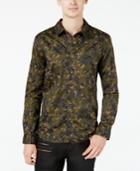 Guess Men's Cypress Quilted Camo Slim Fit Shirt