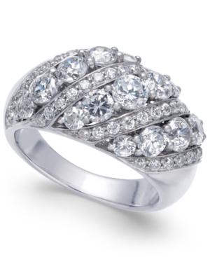 Diamond Dome Ring (2-1/2 Ct. T.w.) In 14k White Gold