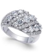 Diamond Dome Ring (2-1/2 Ct. T.w.) In 14k White Gold