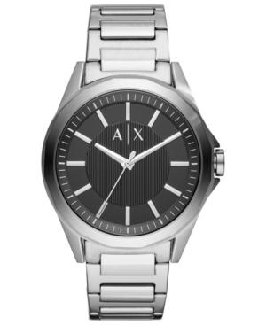 Ax Armani Exchange Men's Drexler Stainless Steel Bracelet Watch 44mm