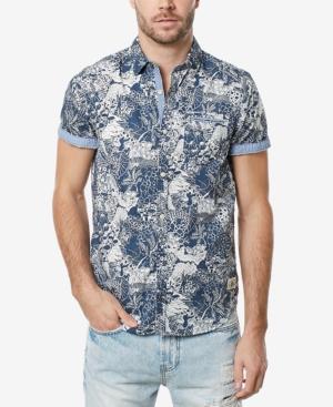 Buffalo David Bitton Men's Foliage Print Shirt