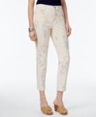 Style & Co Petite Printed Skinny Jeans, Only At Macy's