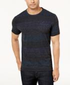 Calvin Klein Jeans Men's Heathered Striped T-shirt