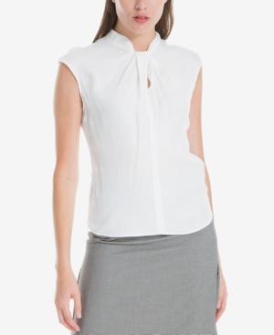 Max Studio London Twisted-neck Top