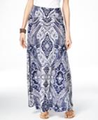 Inc International Concepts Printed Convertible Maxi Dress, Only At Macy's