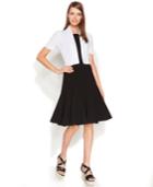 Calvin Klein Ruched Short-sleeve Shrug Cardigan