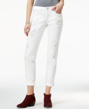 American Rag Ripped White Wash Boyfriend Jeans, Only At Macy's