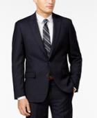 Ryan Seacrest Distinction Navy Stripe Slim-fit Jacket, Only At Macy's