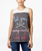 Mighty Fine Juniors' Graphic Tank Top