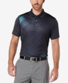 Pga Tour Men's Vanishing Argyle Print Polo Shirt