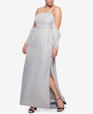 Fame And Partners Chiffon Overlay Dress