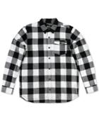 Metal Mulisha Men's Explicit Buffalo-plaid Flannel Shirt