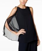 Msk Embellished One-sleeve Cold-shoulder Top