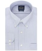 Eagle Slim-fit Non-iron Purple Dune Multi Check Dress Shirt