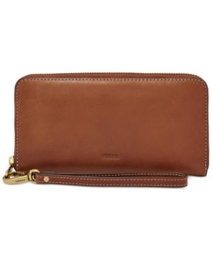 Fossil Emma Rfid Large Zip Wallet