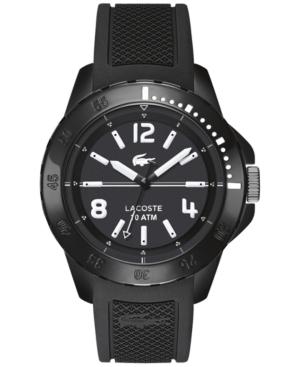 Lacoste Men's Fidji Black Silicone Strap Watch 48mm 2010717