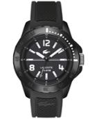 Lacoste Men's Fidji Black Silicone Strap Watch 48mm 2010717