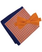 Tommy Hilfiger Men's Solid To-tie Bow Tie & Micro Neat Pocket Square Set