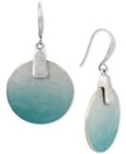 Robert Lee Morris Soho Tri-tone Ombre Drop Earrings