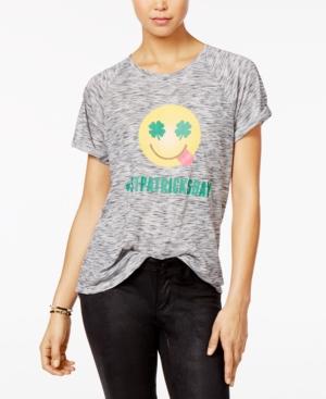 Freeze 24-7 Juniors' #stpatricksday Graphic High-low T-shirt