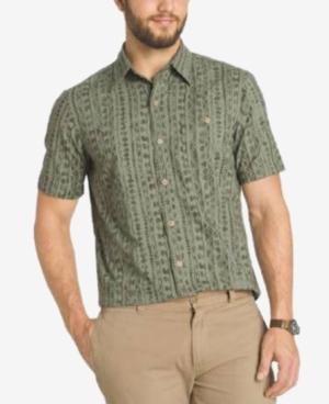 G.h. Bass & Co. Men's Abstract-print Short-sleeve Shirt