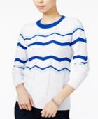 Maison Jules Chevron Sweater, Only At Macy's